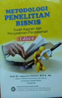 Metodologi Penelitian Bisnis