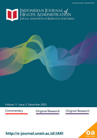 Indonesian Journal Of Health Administration